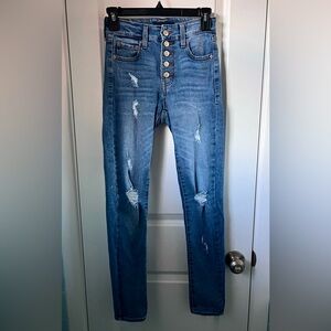 Aeropostale High Rise Jegging, Size 0 Regular